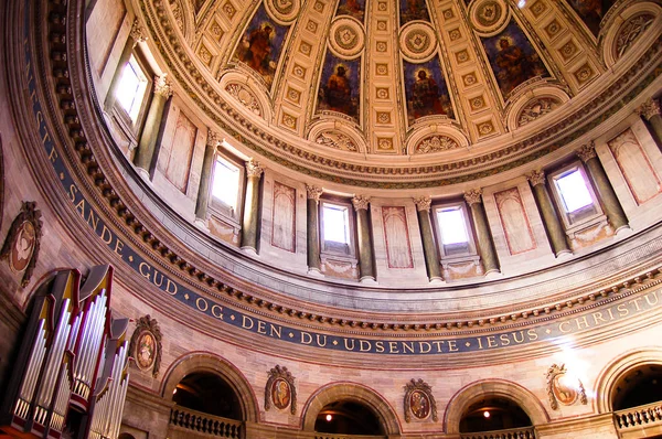 frederik'ın kirke Kopenhag Danimarka iç detay