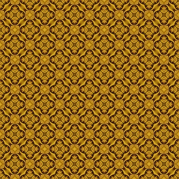 Desen veya boho stil mandala süsleme ile altın ve siyah Metal