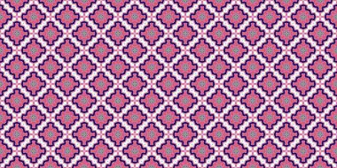Soyut geometrik seamless modeli el yapımı etnik ve kabile m