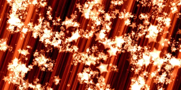 Abstract meteor rain of stars in red — Stock Photo, Image