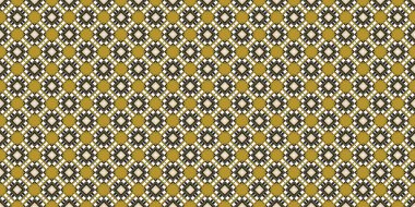 Soyut öğeler sarı Dikişsiz resimli desen yapılmış