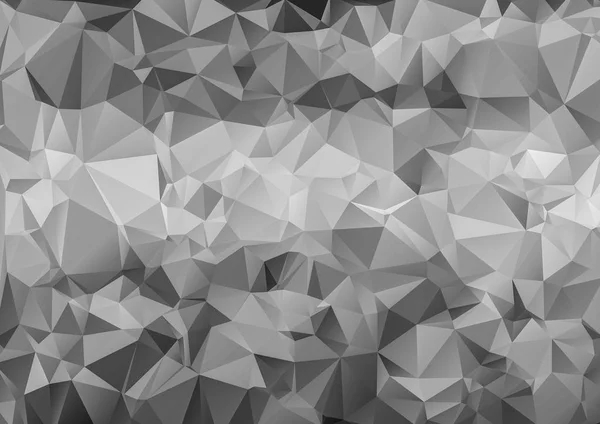 Ilustração poligonal cinzenta. Fundo geométrico. Triangular d — Fotografia de Stock