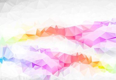 Soyut geometrik buruşuk üçgen düşük Poli stil illüstrasyon grafik arka plan