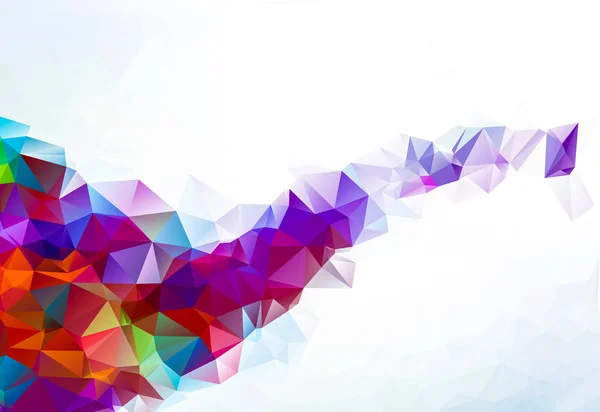 Renkli poligonal mozaik arka plan yaratıcı tasarım şablonları