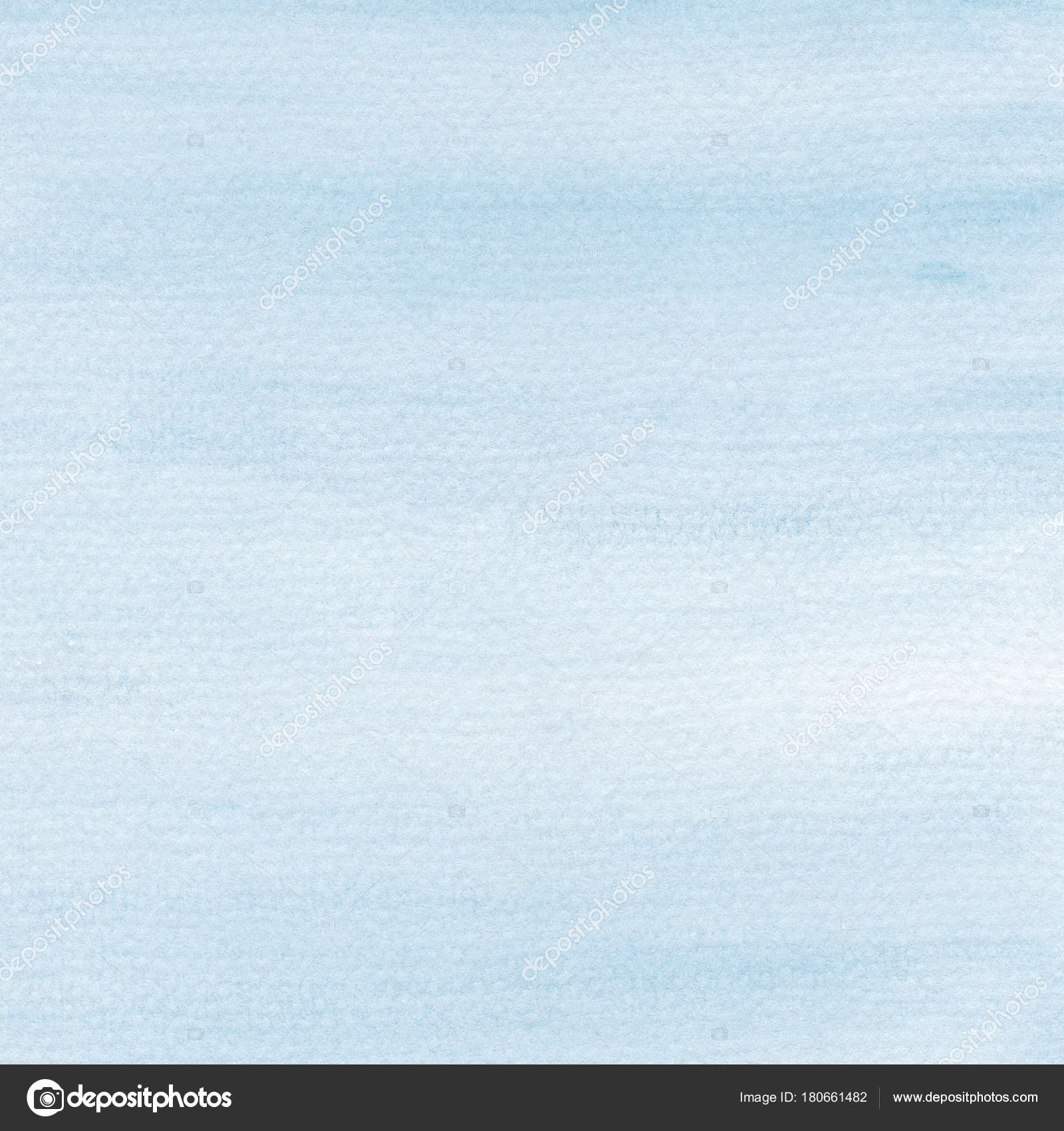Light Blue Watercolor Texture Background Hand Painted Stock