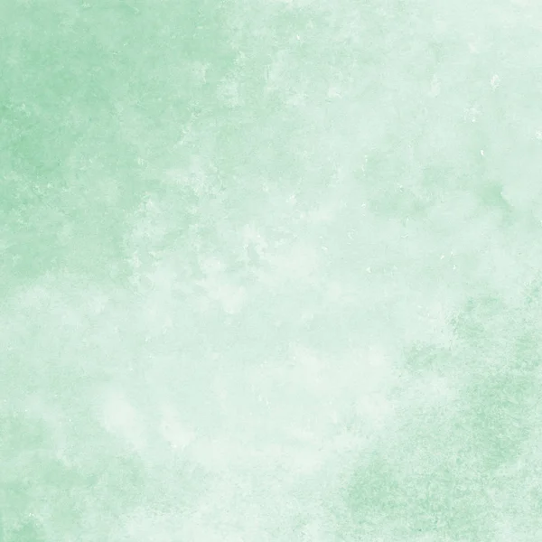 М'ятний зелений акварельний фон текстури, ручна пофарбована — стокове фото