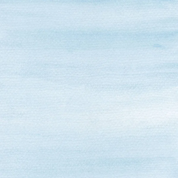 Ljus blå vattenfärg textur bakgrund, handmålade — Stockfoto