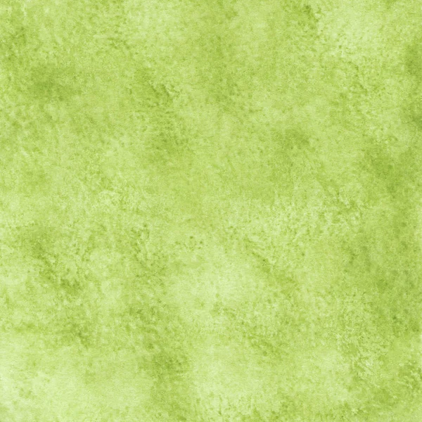 绿色水彩纹理背景, 手绘 — 图库照片
