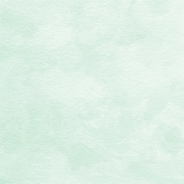 ミント グリーン水彩テクスチャ背景手描き — ストック写真