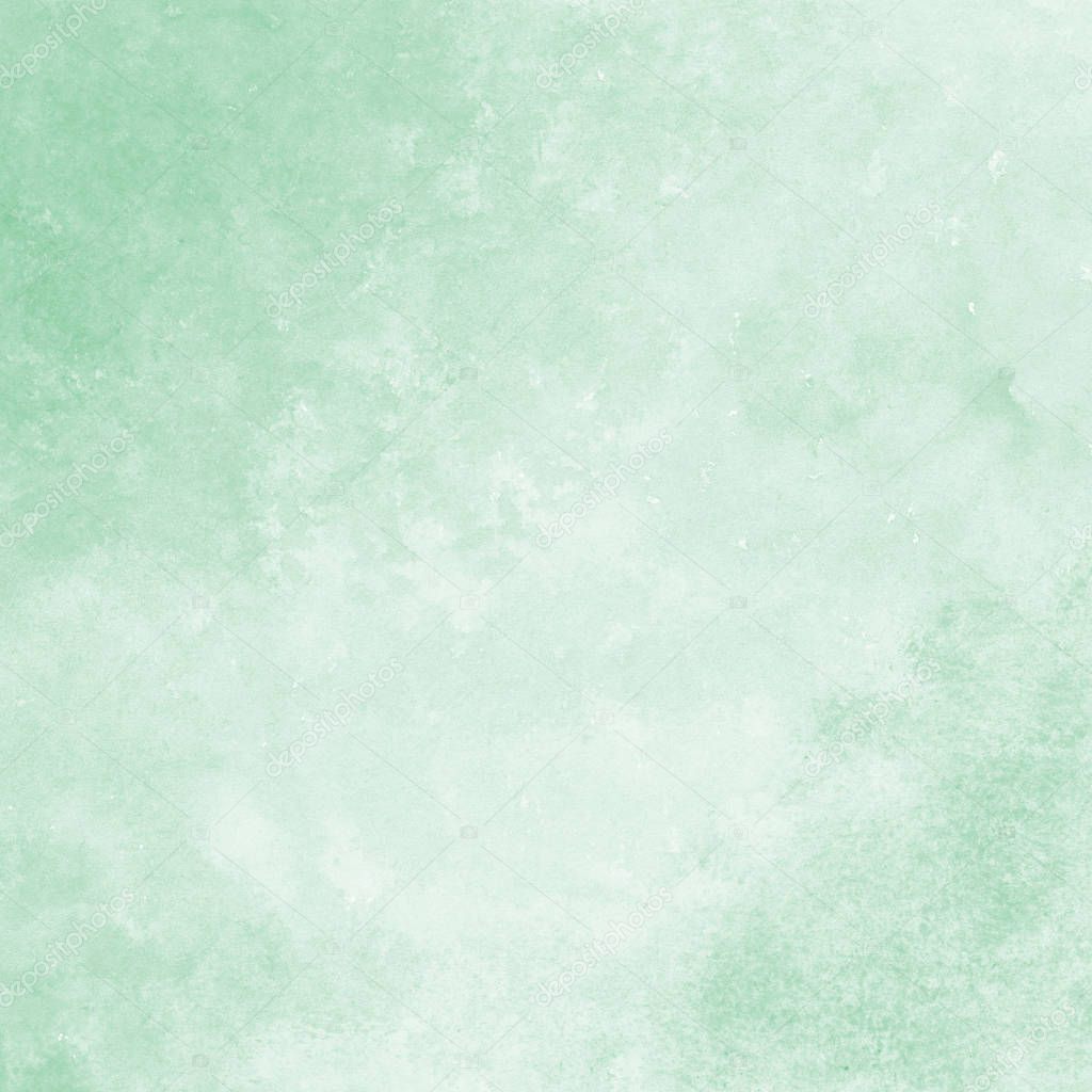 mint green watercolor texture background, hand painted