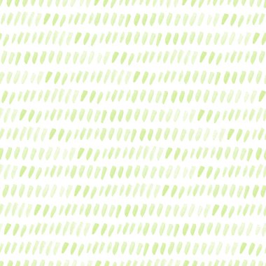 Beyaz arka planda kusursuz yeşil suluboya deseni. Çizgi ve çizgilerle suluboya kusursuz desen.