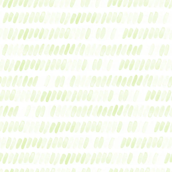 Naadloos groen aquarelpatroon op witte achtergrond. Aquarel naadloos patroon met lijnen en strepen. — Stockfoto