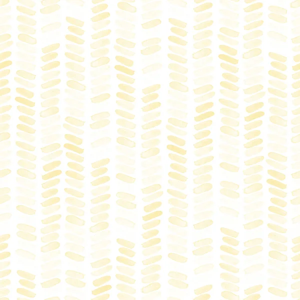 Patrón de acuarela amarillo transparente sobre fondo blanco. Patrón sin costura de acuarela con líneas y rayas . —  Fotos de Stock