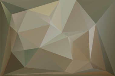 Üçgenli soyut geometrik arkaplan. Çokgen doku arka planını yönlendir. Soyut iş geçmişi. Vektör çizimi. Toprak tonları.
