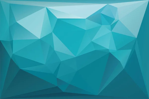 Abstract geometric background with triangles. Vector polygonal texture background. Blue abstract business background. Vector illustration. — ストックベクタ