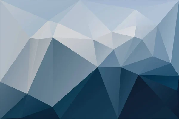 Abstract geometric background with triangles. Vector polygonal texture background. Deep, navy blue abstract business background. Vector illustration. — ストックベクタ