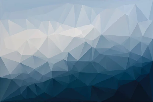 Abstract geometric background with triangles. Vector polygonal texture background. Deep, navy blue abstract business background. Vector illustration. — ストックベクタ