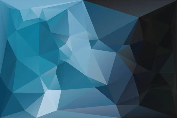 Abstrakt geometrisk bakgrund med trianglar. Vektor polygonal konsistens bakgrund. Djupblå abstrakt affärsbakgrund. Vektorillustration. — Stock vektor