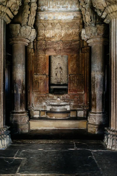 Ancient indian statue inside temple