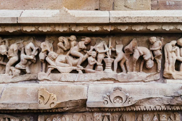 Ancient bas-relief of Indian temple