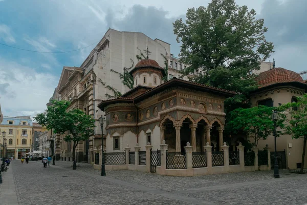 Pozorování pohled Stavropoleos klášter — Stock fotografie