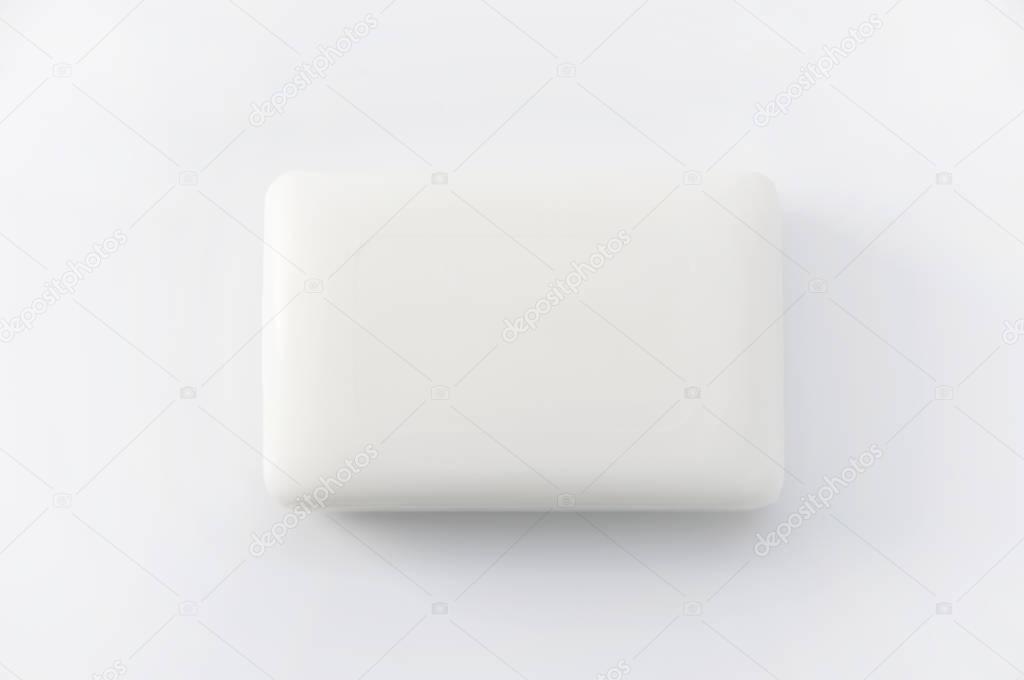 Soap white background,
