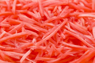 Benishoga, kırmızı turşulu zencefil deseni.