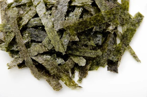 Mominori Desintegrado Grelhado Nori Comida Japonesa Nori Folhas Algas Secas — Fotografia de Stock