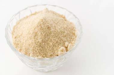 Cam kasede açık kahverengi şeker