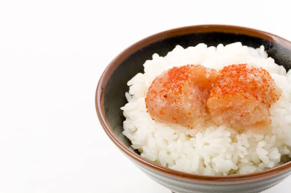 Beyaz Pirinç Karashi Mentaiko — Stok fotoğraf