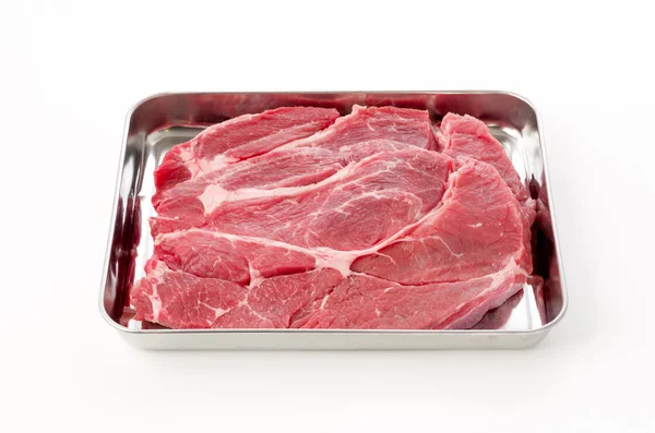 Raw Beef Steak Chuck Eye Roll — Stock Photo, Image
