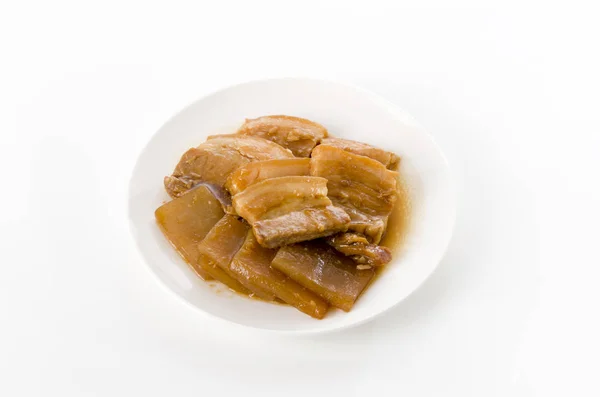 Japońskie Jedzenie Gotowane Jagody Wieprzowe Konjac — Zdjęcie stockowe