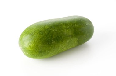 Beyaz arka planda kış karpuzu