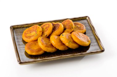 Japon yemeği, Kabocha mochi, balkabaklı pirinç köftesi.