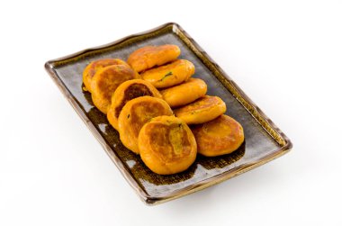 Japon yemeği, Kabocha mochi, balkabaklı pirinç köftesi.