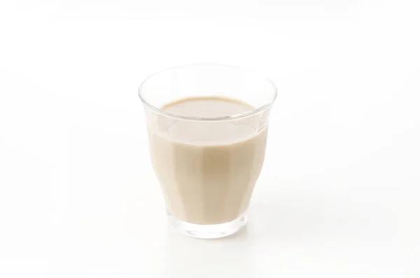 Iced Coffee Glass Cold Milk Summer Drink — 스톡 사진