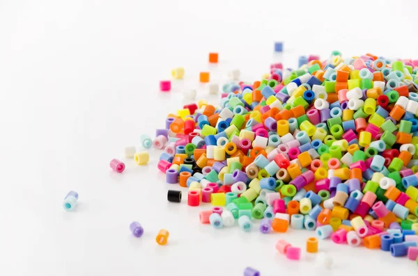 Colorful Perler Beads Hama Beads — Stock Photo, Image
