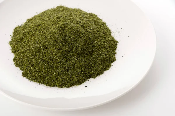 Japońska Zielona Herbata Konacha Odnosi Się Pyłu Herbaty Który Został — Zdjęcie stockowe