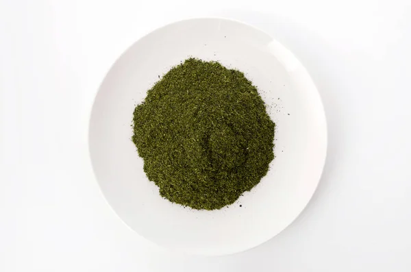 Japanischer Grüner Tee Konacha Bezieht Sich Auf Teestaub Der Bei — Stockfoto