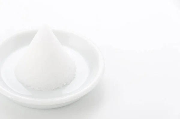 Morishio Which Salt Piled Small Dish Placed Front Door Only — 스톡 사진