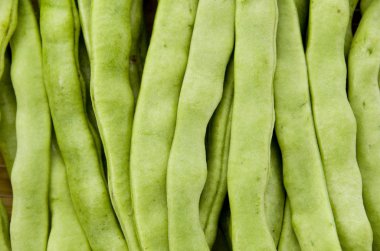 Düz yeşil fasulye arkaplanı