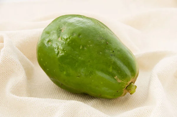 Papaia Verde Pano Cozido Vapor — Fotografia de Stock