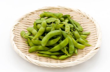 Edamame - Japon yemeği, haşlanmış yeşil soya fasulyesi