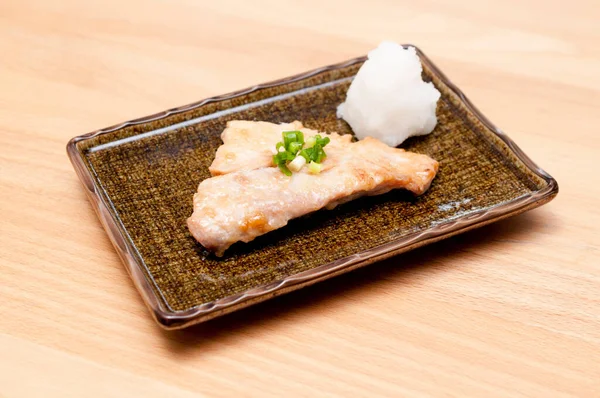 日本风格的酱汁箭鱼 — 图库照片