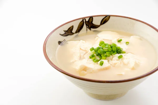 Japansk Mat Yushi Tofu Fluffig Tofu Okinawas Regionala Kök — Stockfoto