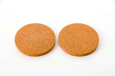 Beyaz arkaplanda tıpa altlıkları