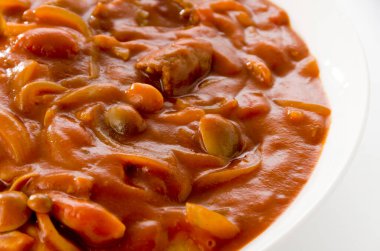 Hayashi pilavı. Biftekli pilav