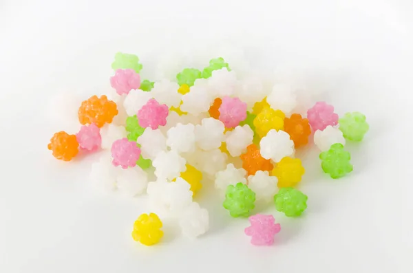 Colorful Konpeitou Japanese Traditional Sugar Candy — Stock Photo, Image