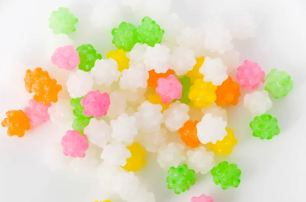 Colorful Konpeitou Japanese Traditional Sugar Candy — Stock Photo, Image