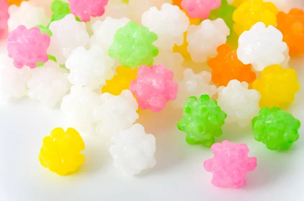 Colorful Konpeitou Japanese Traditional Sugar Candy — Stock Photo, Image